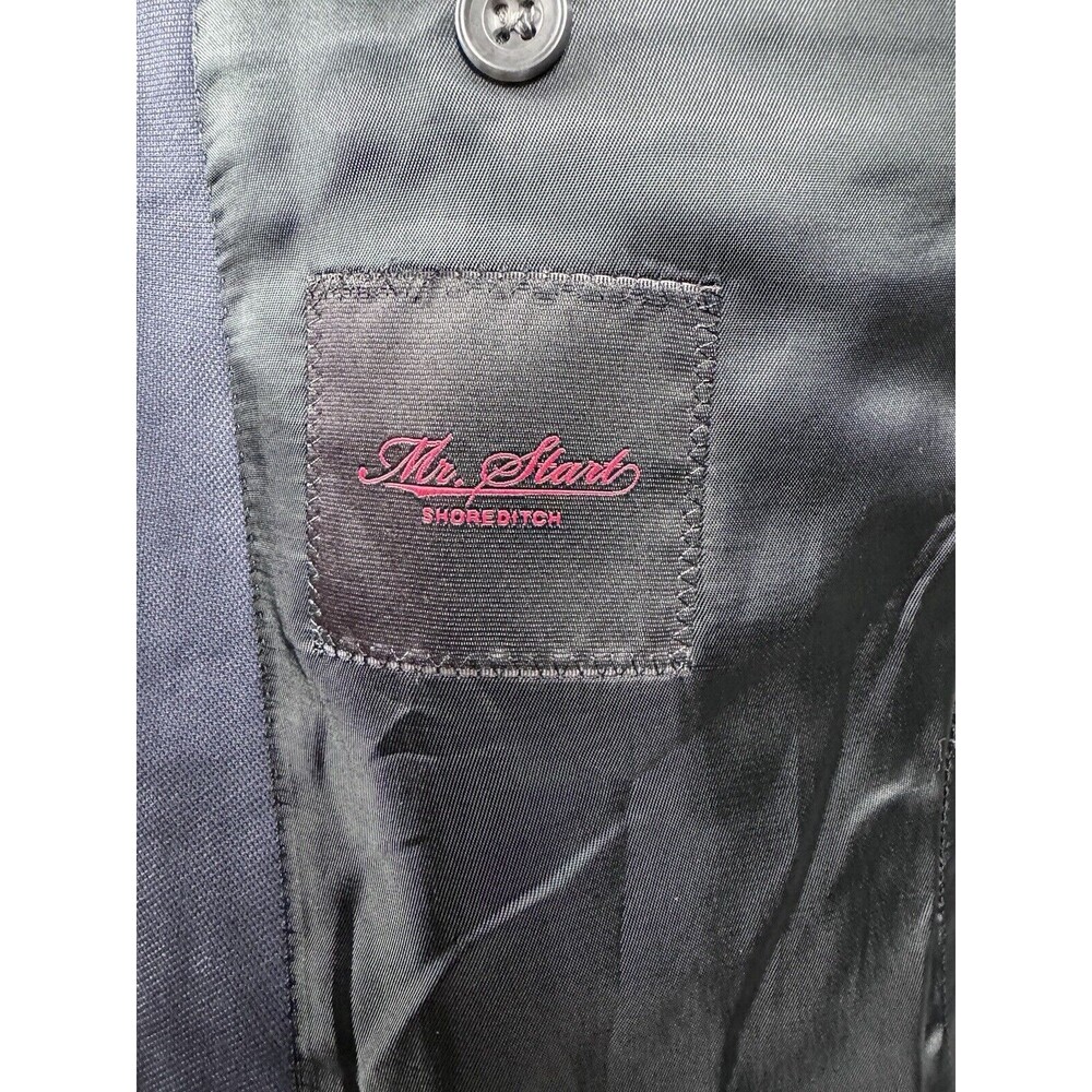 Mr. Start Mens NWOT Shoreditch Navy Blazer 40L  Custom MSRP $2230 - Picture 13 of 15